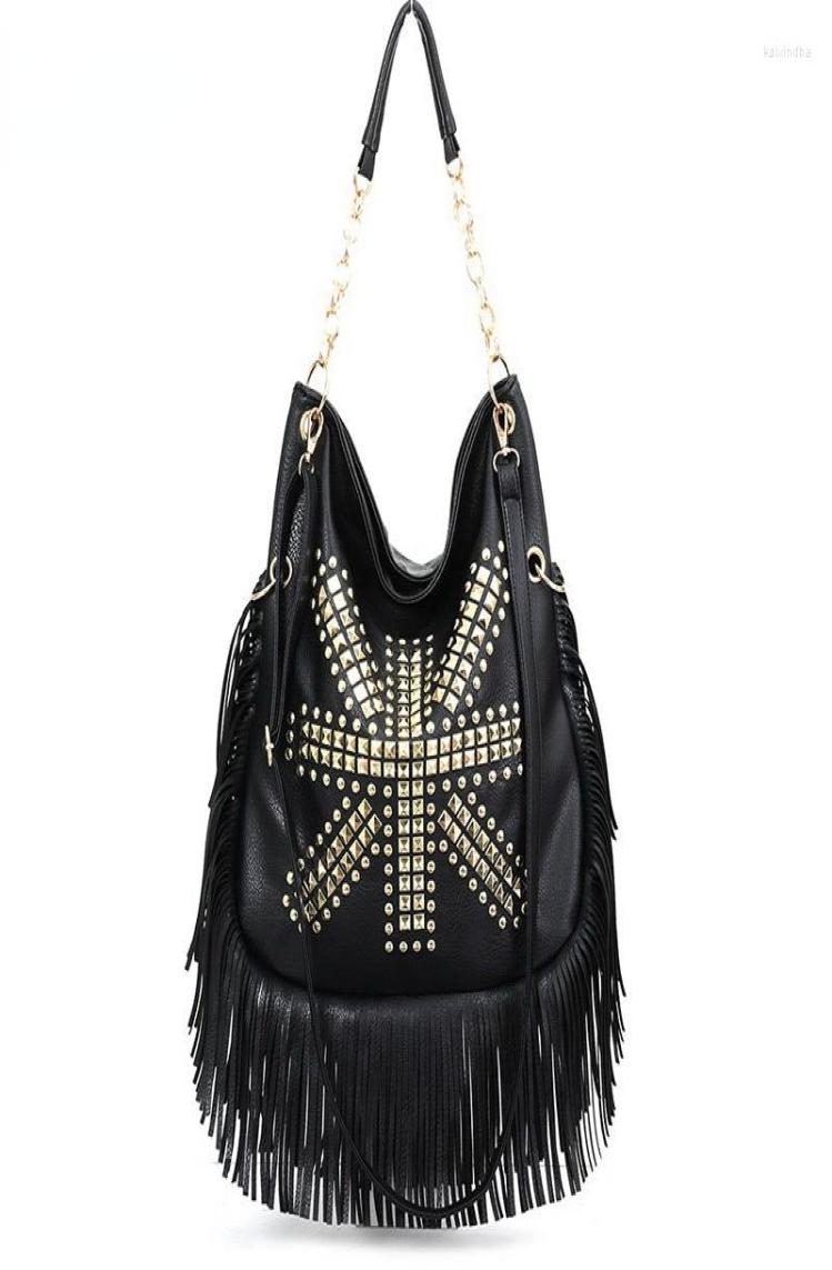 Evening Bags Trendy Rivet Female Shoulder 2022 Tassel Chain Designer Handbag Women Crossbody Large Tote Bag WHDV20025813061, Black
Evening Bags Trendy Rivet Female Shoulder 2022 Tassel Chain Designer Handbag Women Crossbody Large Tote Bag WHDV20025813061, Black