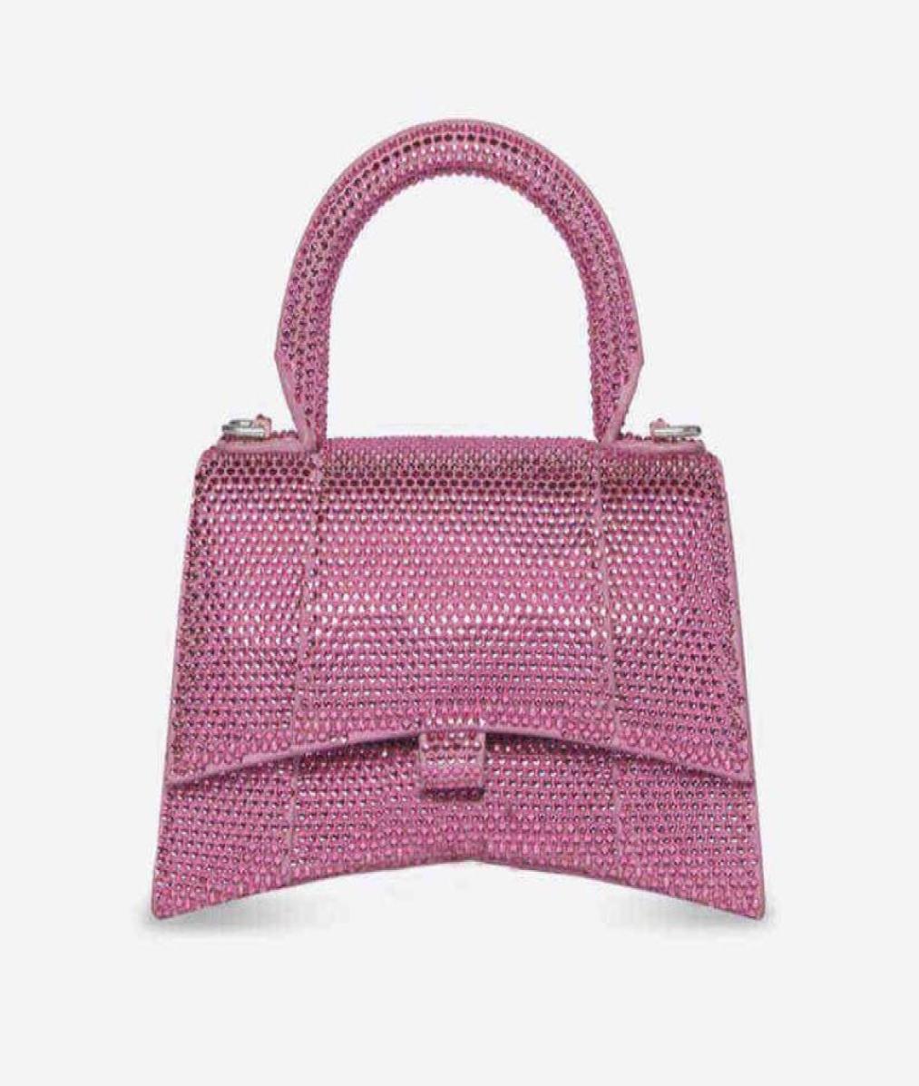 Evening Bags 3A Hourglass Bag Half Moon Crescent Diamante Handbag Purse Full Rhinestone Classic Letter Buckle High Quality Flap2191639, Black
Evening Bags 3A Hourglass Bag Half Moon Crescent Diamante Handbag Purse Full Rhinestone Classic Letter Buckle High Quality Flap2191639, Black