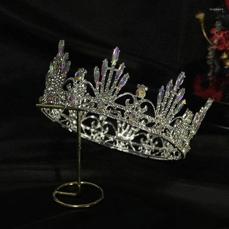 Hair Clips The Bride's Golden Big Crown Korean Handmade Crystal Mori Series Wedding Accessories Earrings Birthday Round
Hair Clips The Bride's Golden Big Crown Korean Handmade Crystal Mori Series Wedding Accessories Earrings Birthday Round