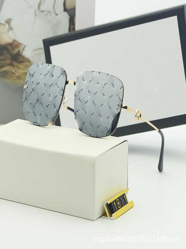 Printed GG Sunglasses Women039s Korean version metal frameless crystal trimmed Sun glasses Women anti ultraviolet Sunglasses1743296
Printed GG Sunglasses Women039s Korean version metal frameless crystal trimmed Sun glasses Women anti ultraviolet Sunglasses1743296