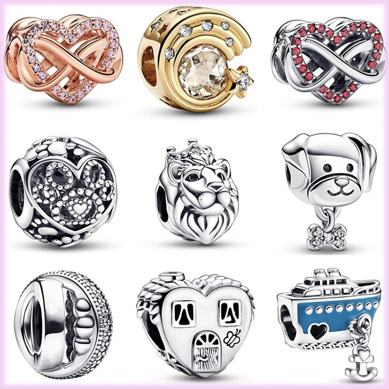 925 Sterling Silver Pandora Charm Family Infinite Heart Anchor Post Ship Is Suitable for Ladies DIY Bracelet Necklace Jewelry Fashion Accessories Free Delivery
925 Sterling Silver Pandora Charm Family Infinite Heart Anchor Post Ship Is Suitable for Ladies DIY Bracelet Necklace Jewelry Fashion Accessories Free Delivery