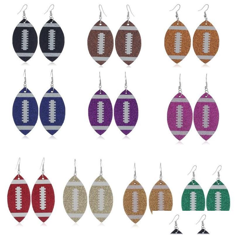 Dangle Chandelier Creative Sequins Football Earrings Leaves Pu Leather Earring Printed Sports Ball Pattern Pendant Eardrop Women D Dh9R2
Dangle Chandelier Creative Sequins Football Earrings Leaves Pu Leather Earring Printed Sports Ball Pattern Pendant Eardrop Women D Dh9R2