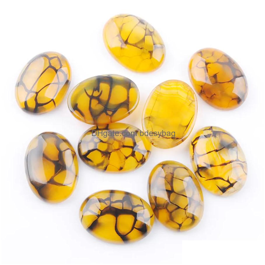 Loose Gemstones Natural Dragon Stripe Agates Stone Oval 18X25Mm Cabochon Cab Flat Back Beads No Hole Jewelry Making Bu334 Drop Delive Dh5Od
Loose Gemstones Natural Dragon Stripe Agates Stone Oval 18X25Mm Cabochon Cab Flat Back Beads No Hole Jewelry Making Bu334 Drop Delive Dh5Od