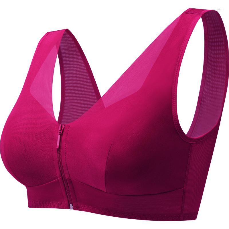 Bras Comfortable Women's Seamless No Steel Ring Push Up Front Closure Bra Full Coverage Underwear Wireless Solid Gathering Brassiere, Black
Bras Comfortable Women's Seamless No Steel Ring Push Up Front Closure Bra Full Coverage Underwear Wireless Solid Gathering Brassiere, Black
