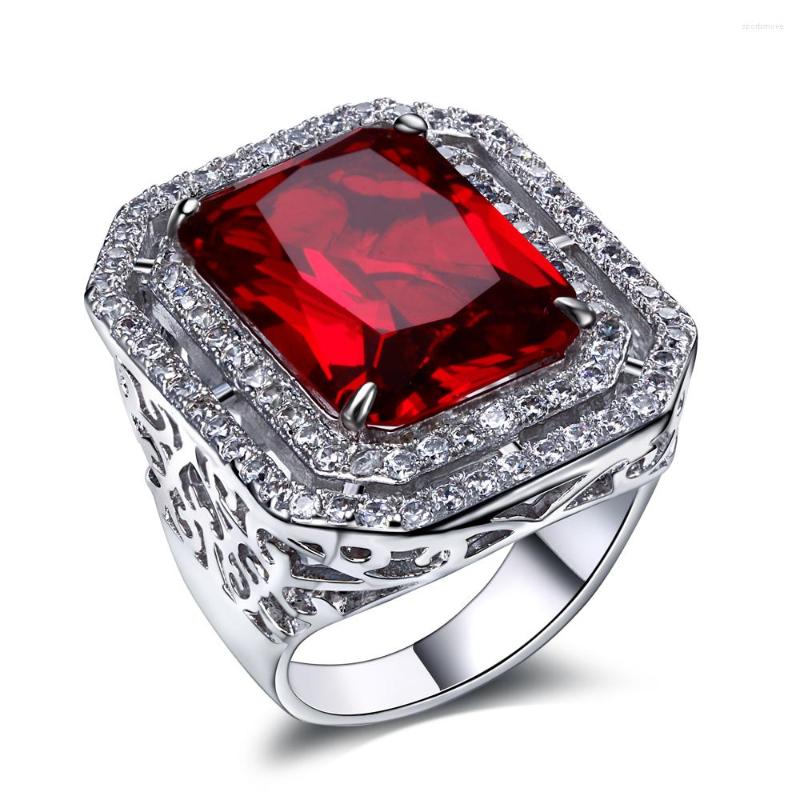 Wedding Rings 4 Bright Colors Big Luxury Cubic Zirconia Gorgeous Design Rhodium Color Women Ring Full Size CZ For Party
Wedding Rings 4 Bright Colors Big Luxury Cubic Zirconia Gorgeous Design Rhodium Color Women Ring Full Size CZ For Party