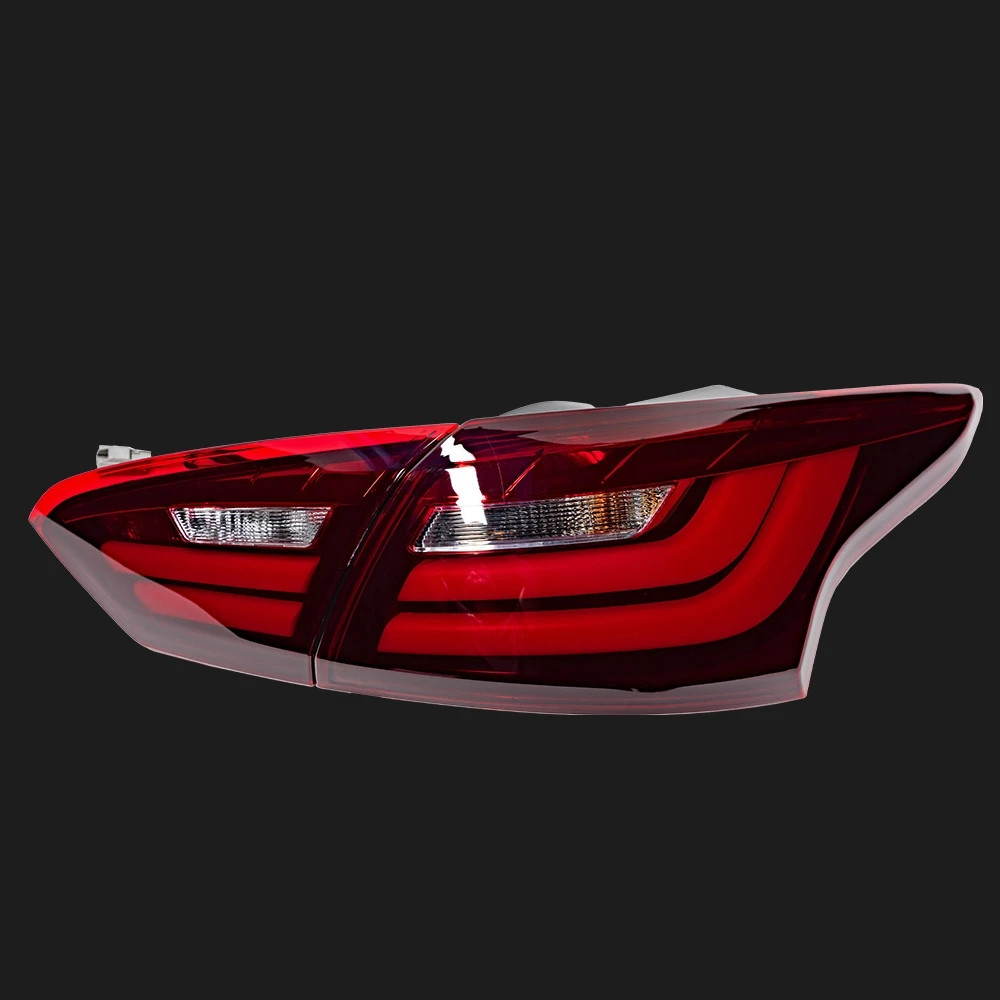 2 Colors Tail Lights For Ford Focus sedan LED Taillight 2012-2014 Turn Signal Fog Reverse Running Light Auto Rear Lamp
