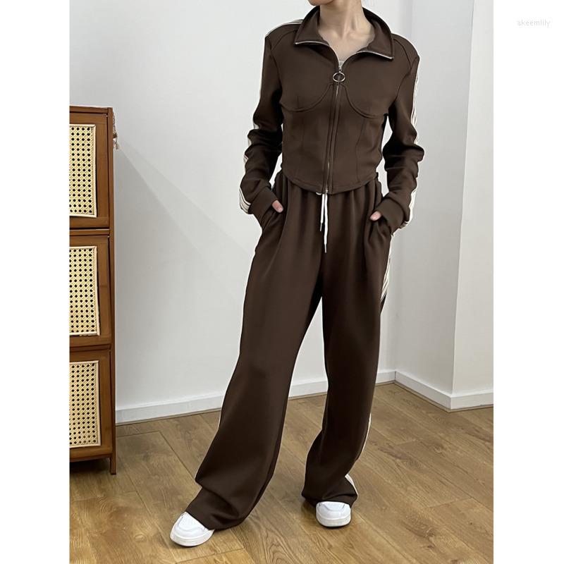 Women's Two Piece Pants 2023 Autumn Women Casual Set Turn Down Collar Zipper Short Hoodies Cardigan Elastic Waist Drawstring Loose, Black
Women's Two Piece Pants 2023 Autumn Women Casual Set Turn Down Collar Zipper Short Hoodies Cardigan Elastic Waist Drawstring Loose, Black