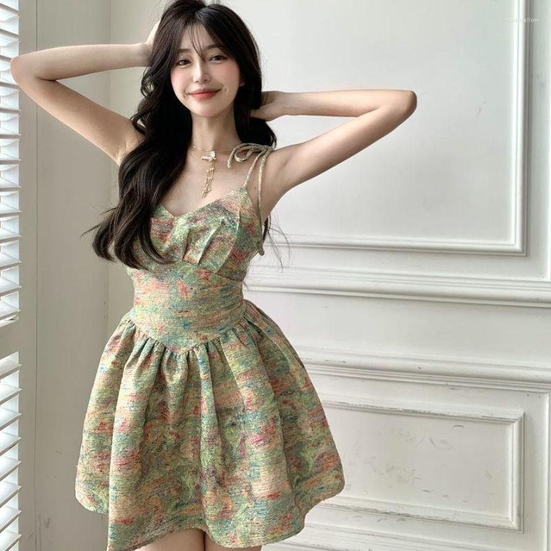 Casual Dresses 2023 Short Skirt Waistband Holiday Style Vintage Gentle Sweet Fragmented Flower Strap Dres, Beige
Casual Dresses 2023 Short Skirt Waistband Holiday Style Vintage Gentle Sweet Fragmented Flower Strap Dres, Beige