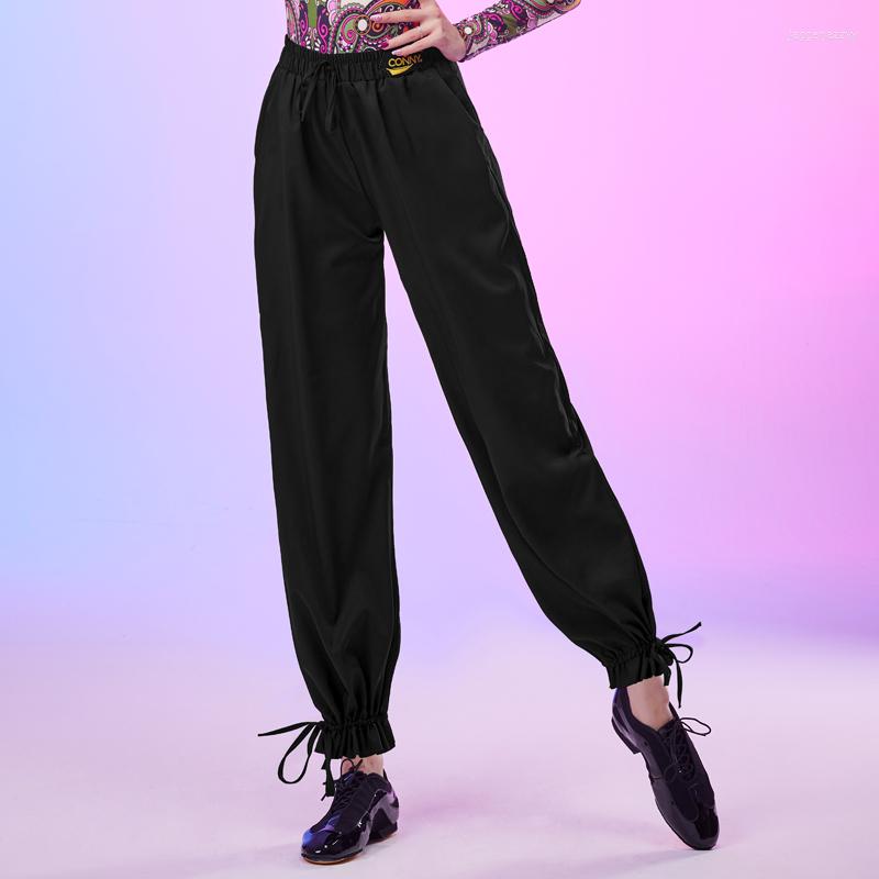 Stage Wear Latin Dance Pants Women High Waist Loose Ballroom Trousers Cha Rumba Samba Practice Clothing Black, Only pant
Stage Wear Latin Dance Pants Women High Waist Loose Ballroom Trousers Cha Rumba Samba Practice Clothing Black, Only pant