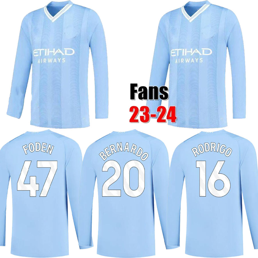 23 24 HAALAND soccer jerseys Long Sleeves GREALISH MANCHESTER DE BRUYNE MANS CITIES JOAO CANCELO CITY long sleeve player FODEN football shirts S-2XL, Blue
23 24 HAALAND soccer jerseys Long Sleeves GREALISH MANCHESTER DE BRUYNE MANS CITIES JOAO CANCELO CITY long sleeve player FODEN football shirts S-2XL, Blue