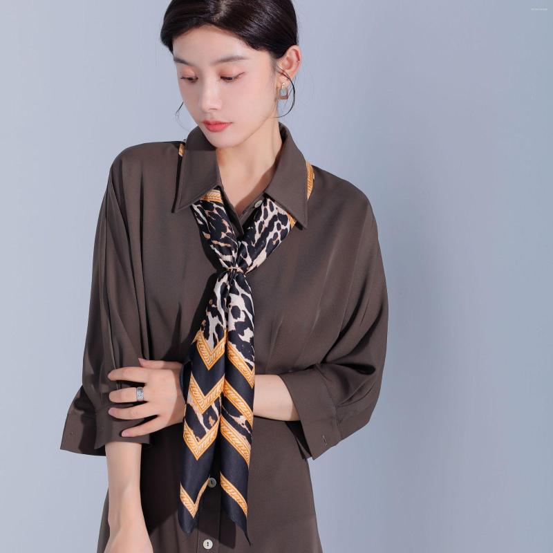 Scarves Imitate Twill Silk Scarf Women Fashion Leopard Shawl Stole Hijab Head Neckerchief 90 90cm
Scarves Imitate Twill Silk Scarf Women Fashion Leopard Shawl Stole Hijab Head Neckerchief 90 90cm