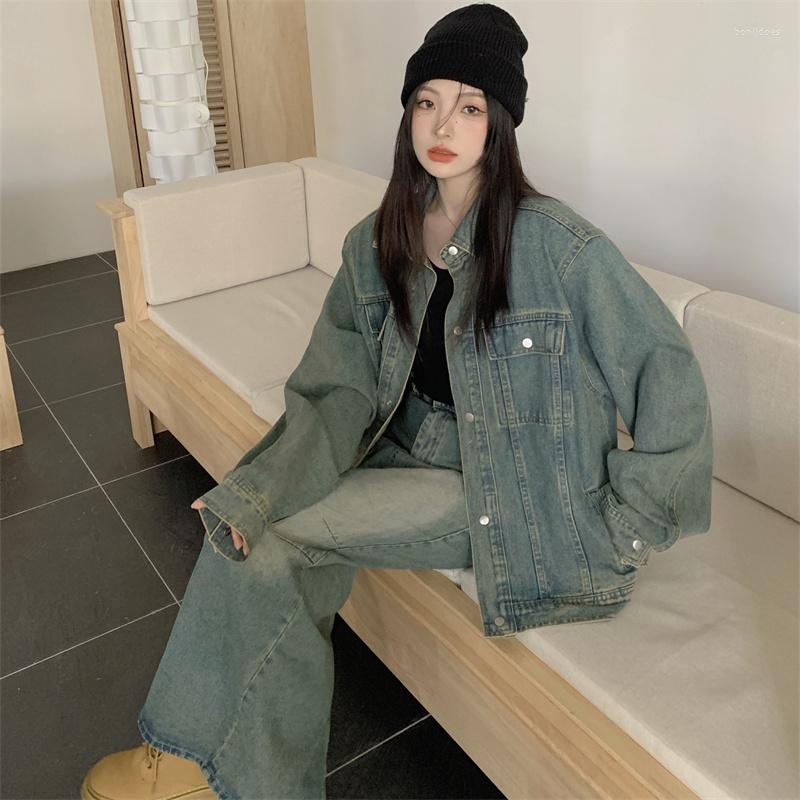 Women' Jackets 2023 Spring And Autumn Cowboy Coat Woman Large Size Fat M Retro Washing Water Shoulder Pad Lovers Jacket, Gray
Women' Jackets 2023 Spring And Autumn Cowboy Coat Woman Large Size Fat M Retro Washing Water Shoulder Pad Lovers Jacket, Gray