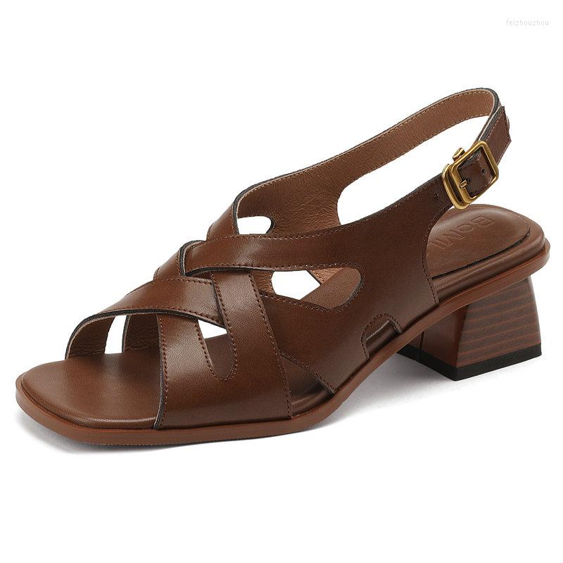 Sandals 2023 Summer For Women Office Ladies Casual Party Pumps Fashion Hollow Genuine Leather Thick Heels Shoes Woman, Beige
Sandals 2023 Summer For Women Office Ladies Casual Party Pumps Fashion Hollow Genuine Leather Thick Heels Shoes Woman, Beige