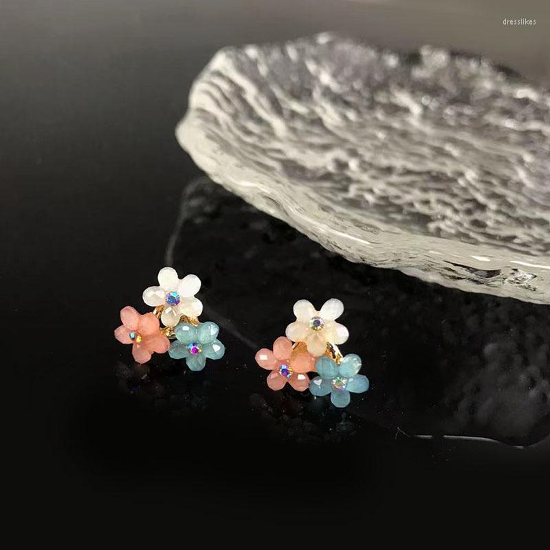 Stud Earrings Spring And Summer Fashion Fresh Girl Inset Rhinestone Resin Flower Wholesale
Stud Earrings Spring And Summer Fashion Fresh Girl Inset Rhinestone Resin Flower Wholesale