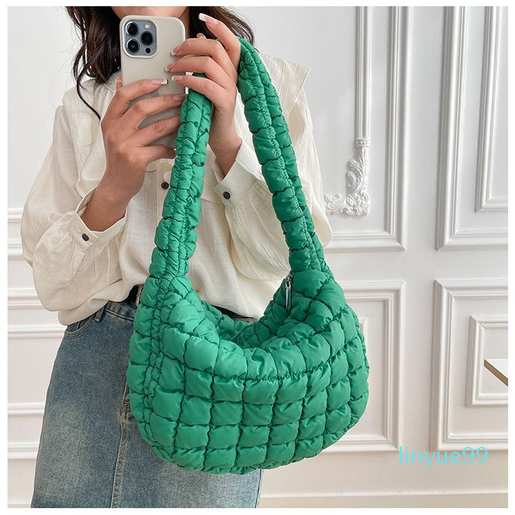 Cloud Bag Down Handbag Shoulder Bags Large Tote Axillary Dumpling Soft Nylon Handbags, Light blue
Cloud Bag Down Handbag Shoulder Bags Large Tote Axillary Dumpling Soft Nylon Handbags, Light blue