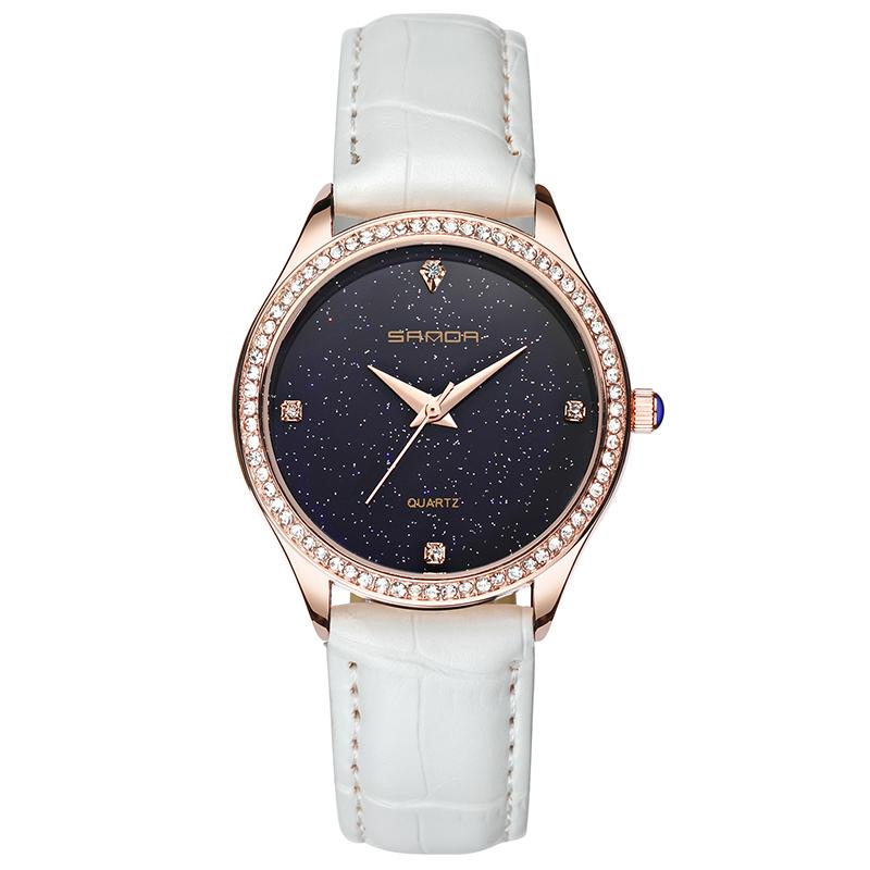 Wristwatches Famous Top Sanda P214 Waterproof Lady Watch 2023 Student Fashion Diamond Star Quartz Female Woman, Brown
Wristwatches Famous Top Sanda P214 Waterproof Lady Watch 2023 Student Fashion Diamond Star Quartz Female Woman, Brown
