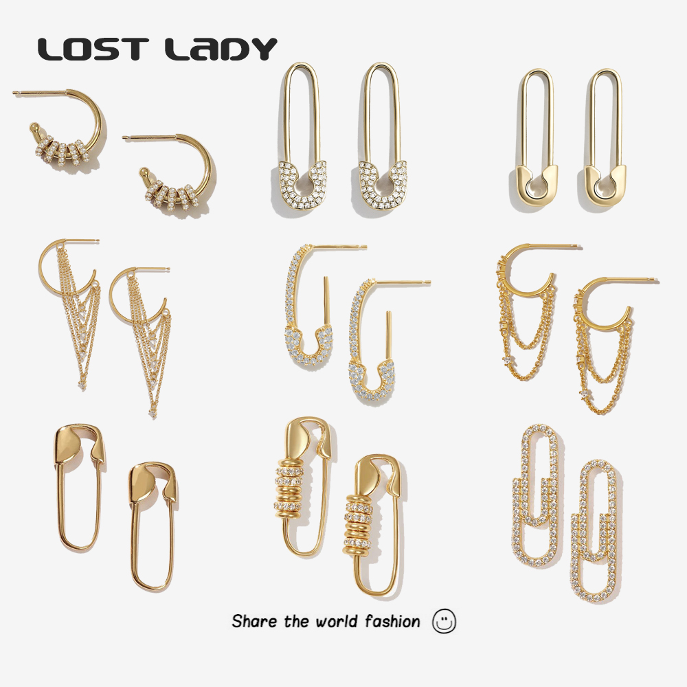 Lost Lady New Fashion Crystal Hoop Earrings For Women Novelty Small Alloy Tassel Pin Earrings Party Jewelry Accessories Gifts
Lost Lady New Fashion Crystal Hoop Earrings For Women Novelty Small Alloy Tassel Pin Earrings Party Jewelry Accessories Gifts