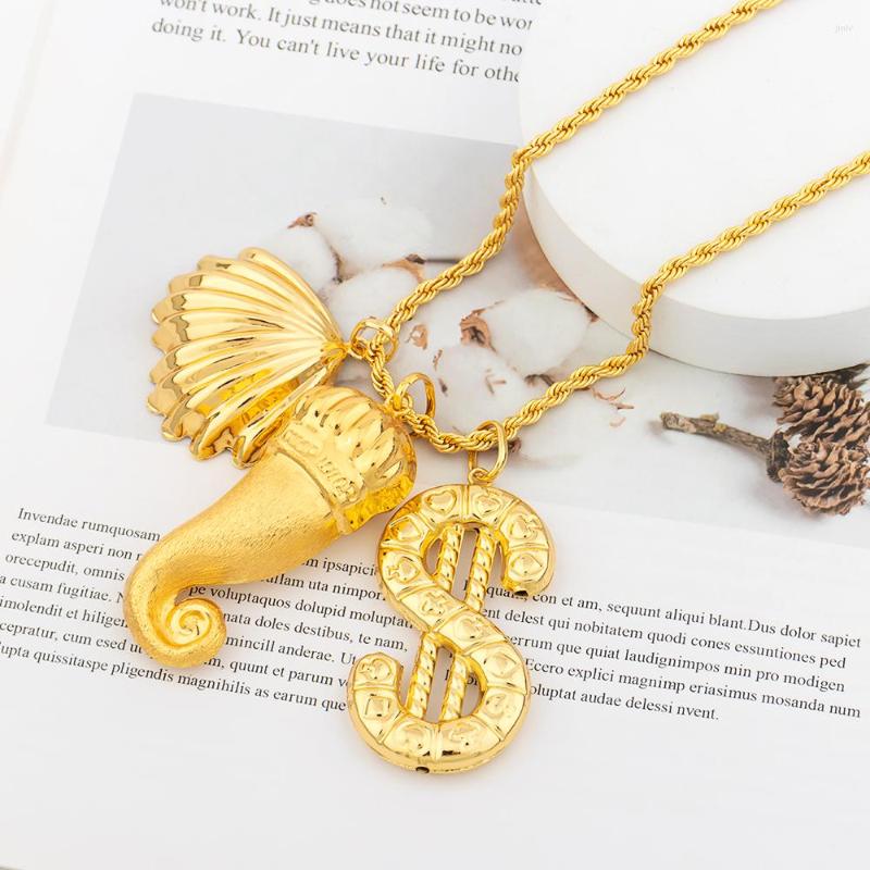 Chains Brazilian Gold Color Necklace For Women 3 Big Pendants Design Chain Daily Wear Punk Men Long Jewelry Accessory
Chains Brazilian Gold Color Necklace For Women 3 Big Pendants Design Chain Daily Wear Punk Men Long Jewelry Accessory