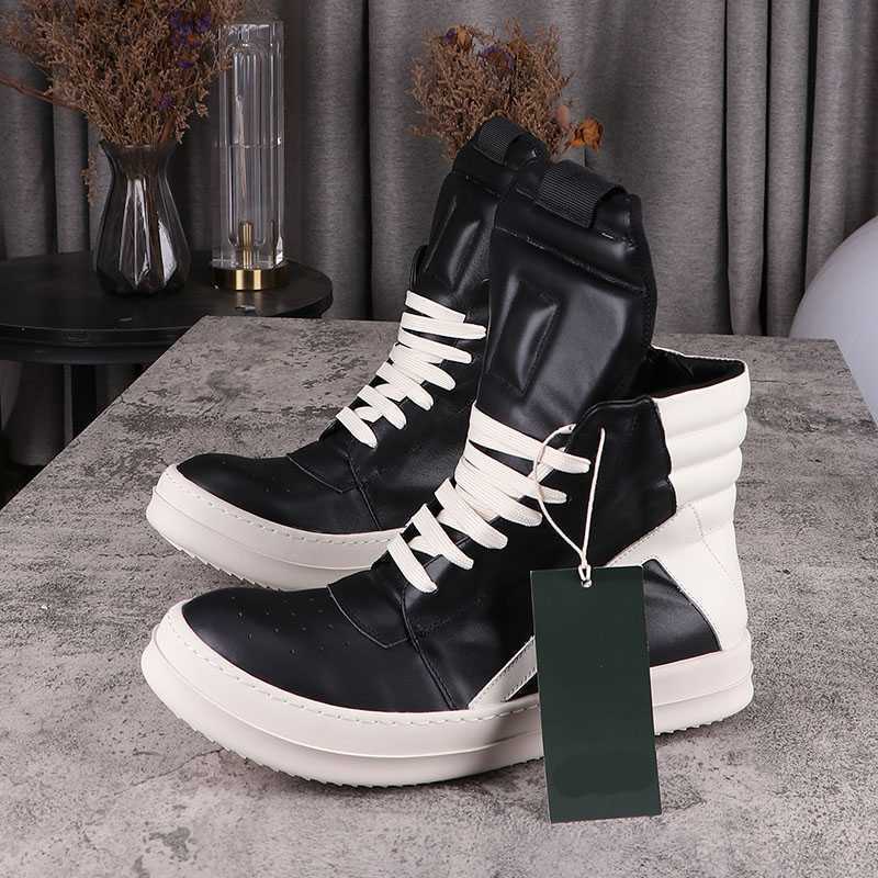 Men's Rick Casual board Shoes RO Owens Black and White Women's High Tops Women's Ankle Boots
Men's Rick Casual board Shoes RO Owens Black and White Women's High Tops Women's Ankle Boots
