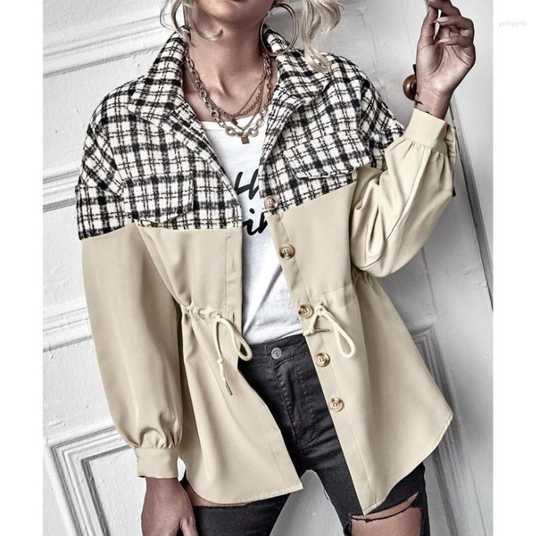 Women' Jackets Coat Women Spring Autumn Woman Coats Long Sleeve European Style Female, Khaki
Women' Jackets Coat Women Spring Autumn Woman Coats Long Sleeve European Style Female, Khaki