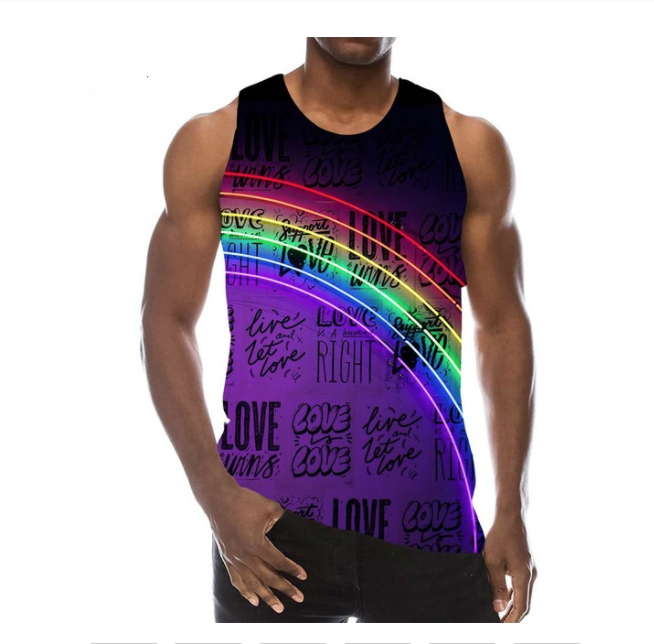 New 3D Printing Funny Summer Rainbow Graphic Tank Top Fashion Men Women Tracksuits Crewneck Vest Plus Size -6XL Harajuku007, Colorful
New 3D Printing Funny Summer Rainbow Graphic Tank Top Fashion Men Women Tracksuits Crewneck Vest Plus Size -6XL Harajuku007, Colorful