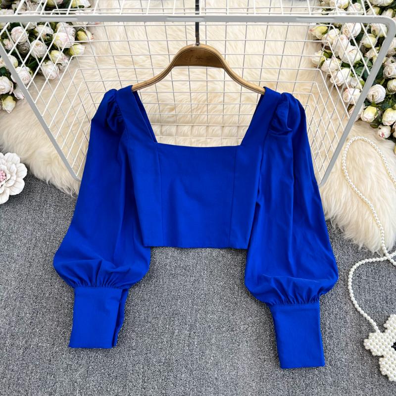 Women's Blouses French Vintage Blouse For Womens Casual Summer Square Collar Women Shirts Almighty Short Blusas Juveniles Mujer Dropship, Green
Women's Blouses French Vintage Blouse For Womens Casual Summer Square Collar Women Shirts Almighty Short Blusas Juveniles Mujer Dropship, Green