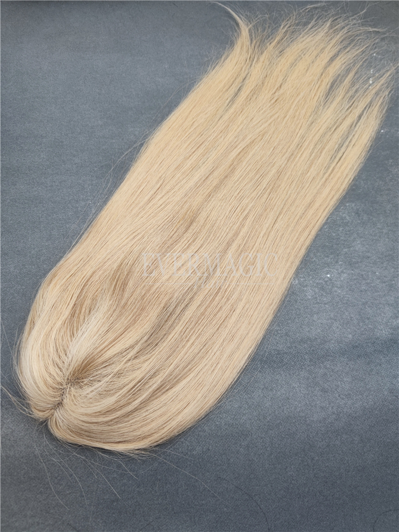 New Coming Stock Human Hair pieces Full Lace Base Toppers Toupee for Alopecia hair loss Thinning Women