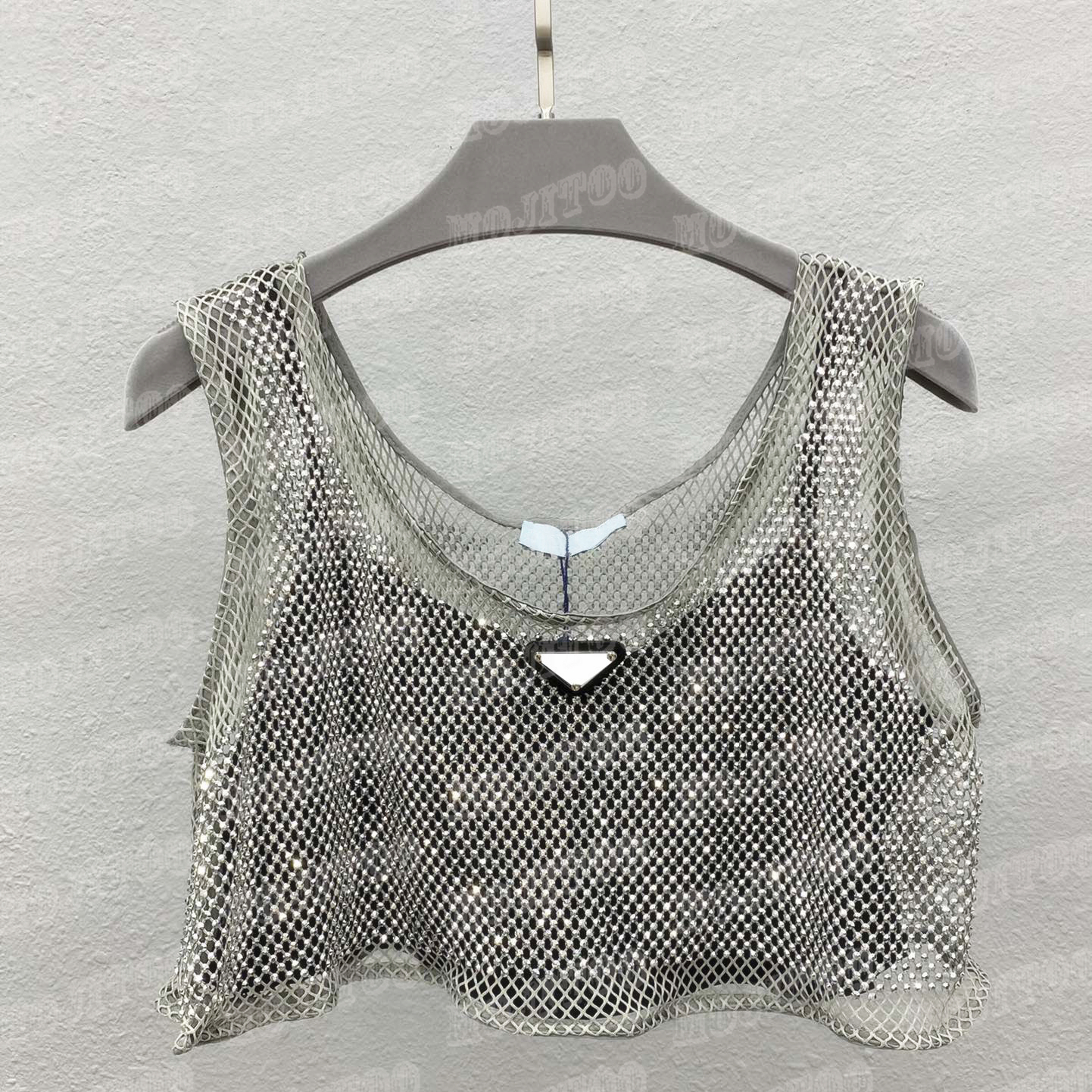 Metal Badge Rhinestone Tank Tops Women T Shirts Luxuy Sling Vest 2pcs Set Camis For Women Sexy Summer Vest, Silver
Metal Badge Rhinestone Tank Tops Women T Shirts Luxuy Sling Vest 2pcs Set Camis For Women Sexy Summer Vest, Silver