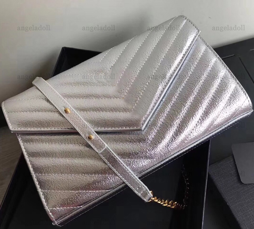 10A Mirror Quality Designers Wallet On Chain Bag Medium 22.5cm Matelasse Chevron Quilted Purse Real Leather Caviar Handbag Crossbody Gold Shoulder Box Envelope Bag, About 22.5x14x4cm silver
10A Mirror Quality Designers Wallet On Chain Bag Medium 22.5cm Matelasse Chevron Quilted Purse Real Leather Caviar Handbag Crossbody Gold Shoulder Box Envelope Bag, About 22.5x14x4cm silver