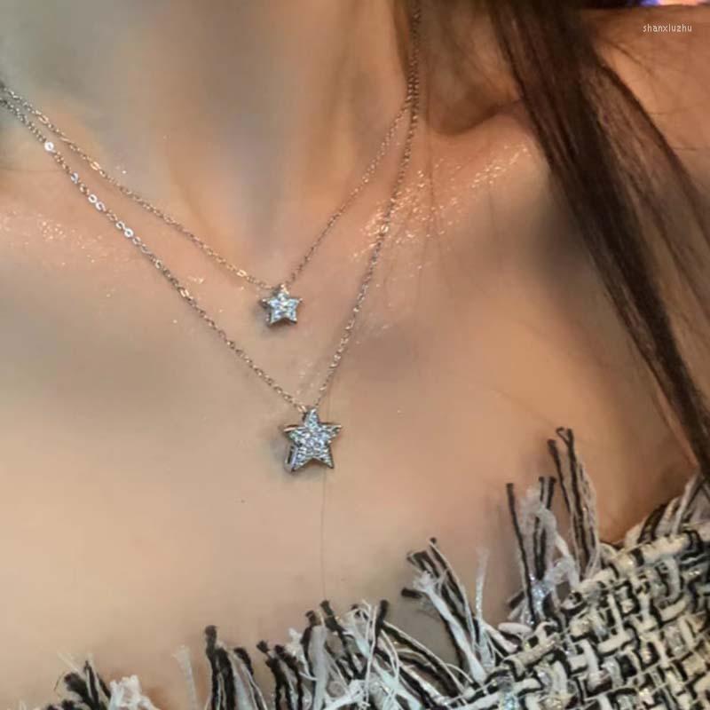 Chains 2023 Crystal Star Necklace For Women Vintage Beaded Double Layered Necklaces Pendants Fashion Aesthetic Y2K Jewelry
Chains 2023 Crystal Star Necklace For Women Vintage Beaded Double Layered Necklaces Pendants Fashion Aesthetic Y2K Jewelry