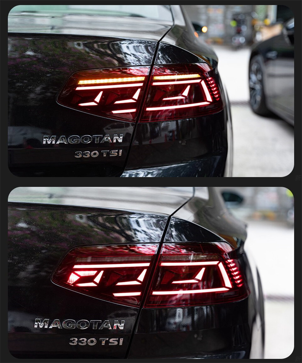 Car Rear Taillights for VW Passat B8 Tail Light 20 15-20 19 Magotan LED DRL Dynami Signal Lamp Brake Reverse Taillight