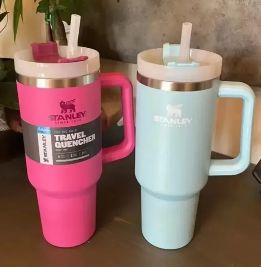 Hot Pink STANLEY Quencher H2.0 40oz Stainless Steel Tumblers Cups With Silicone Handle Lid and Straw 2nd Generation Car Mugs Vacuum Insulated Water Bottles 1pc, Multi-color
Hot Pink STANLEY Quencher H2.0 40oz Stainless Steel Tumblers Cups With Silicone Handle Lid and Straw 2nd Generation Car Mugs Vacuum Insulated Water Bottles 1pc, Multi-color