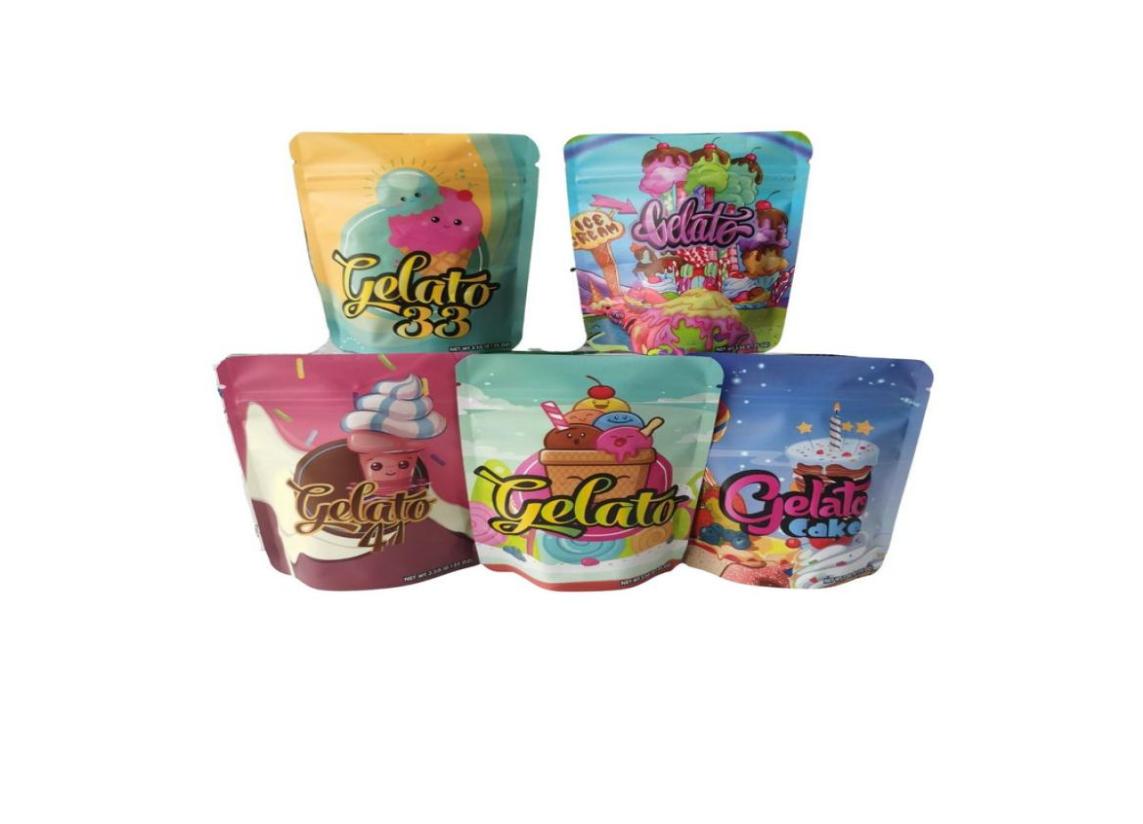 5 Design Gelato 33 Mylar Bag 35 Gelatoes 41 Cake Smell Proof Edibles Empty Package Dry Herb Flower Packaging jllxzg9577519
5 Design Gelato 33 Mylar Bag 35 Gelatoes 41 Cake Smell Proof Edibles Empty Package Dry Herb Flower Packaging jllxzg9577519