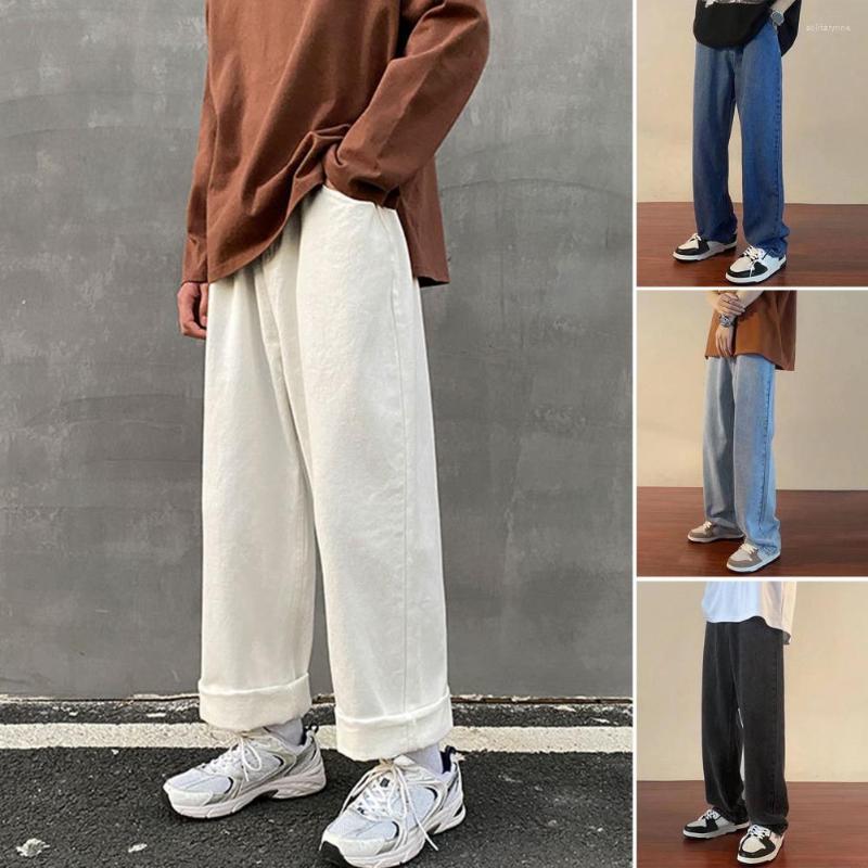 Men's Pants Men Wide Leg Deep Crotch Summer Spring Korean Style Straight Match Top Solid Color Elastic Waist Trousers, Black
Men's Pants Men Wide Leg Deep Crotch Summer Spring Korean Style Straight Match Top Solid Color Elastic Waist Trousers, Black