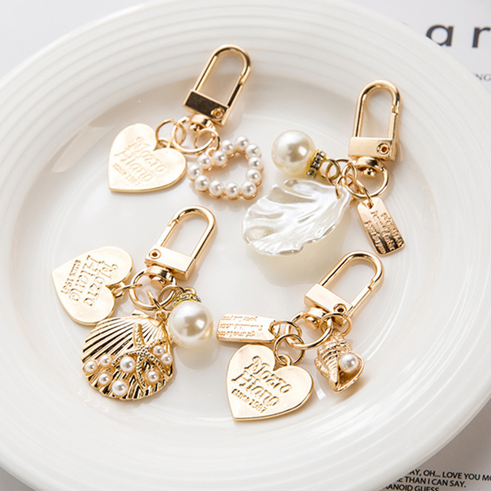 Women Girls Heart Shell Pendant Keychain Fashion Elegant Letter Label Imitation Pearls Key Chain Handbag Hanging Pendant Keyring
Women Girls Heart Shell Pendant Keychain Fashion Elegant Letter Label Imitation Pearls Key Chain Handbag Hanging Pendant Keyring