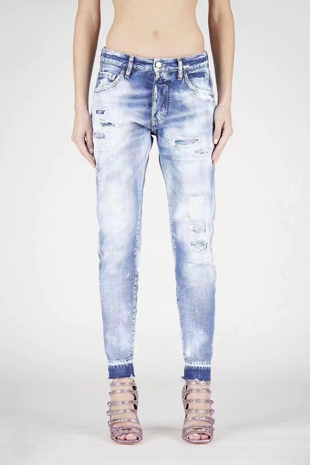 D2 Classic Fashion Women Jeans Hip Hop Rock Moto Womens Casual Design Ripped Jeans Distressed Skinny Denim Biker dsquare 2 dsqs dsq2s gPh, As picture
D2 Classic Fashion Women Jeans Hip Hop Rock Moto Womens Casual Design Ripped Jeans Distressed Skinny Denim Biker dsquare 2 dsqs dsq2s gPh, As picture