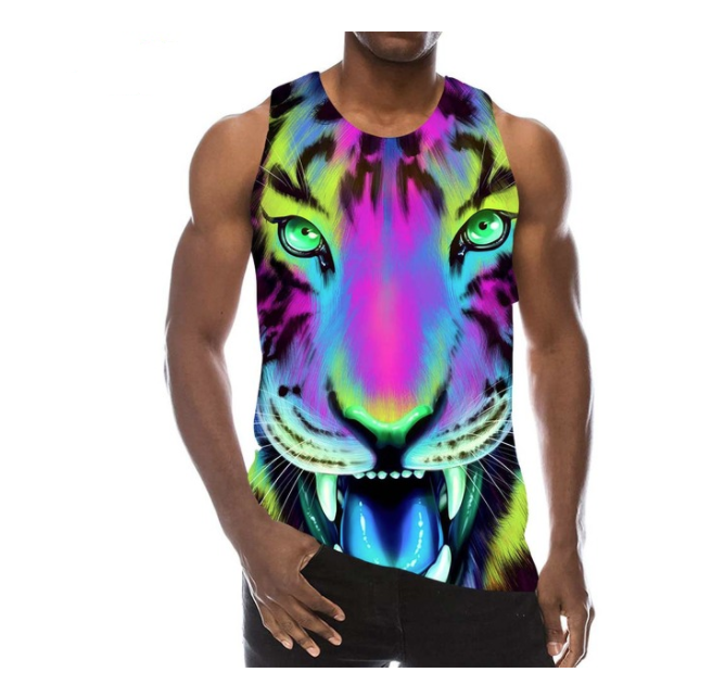 New 3D Printing Funny Summer Rainbow Graphic Tank Top Fashion Men Women Tracksuits Crewneck Vest Plus Size -6XL Harajuku006, Colorful
New 3D Printing Funny Summer Rainbow Graphic Tank Top Fashion Men Women Tracksuits Crewneck Vest Plus Size -6XL Harajuku006, Colorful
