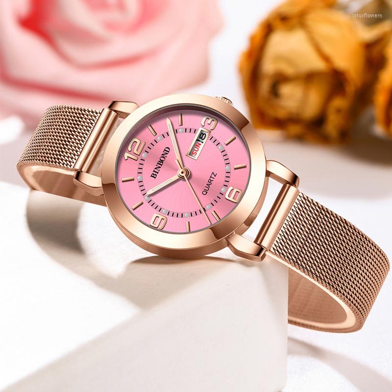 Wristwatches 2023 Fashion Pink Ladies Watch Top Bracelet Wristwatch Women Simple Dress Small Quartz Relogio Feminino
Wristwatches 2023 Fashion Pink Ladies Watch Top Bracelet Wristwatch Women Simple Dress Small Quartz Relogio Feminino
