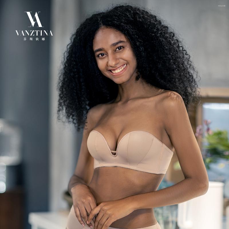 Bras VANZTINA Splicing Strapless Push Up Bra For Women Sexy Lingerie Bralette Fancy Female Underwear Comfortable Inner Wear, Khaki
Bras VANZTINA Splicing Strapless Push Up Bra For Women Sexy Lingerie Bralette Fancy Female Underwear Comfortable Inner Wear, Khaki