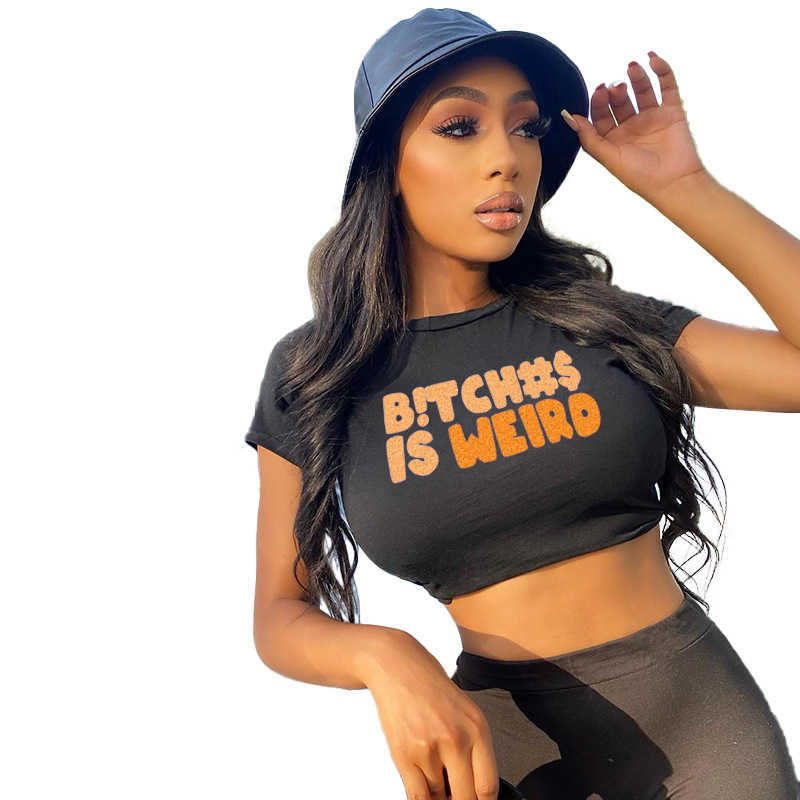 women cotton blouse 2023 summer Kasilo Apparel Womens Letter Printing T-shirt Top fashion shirts