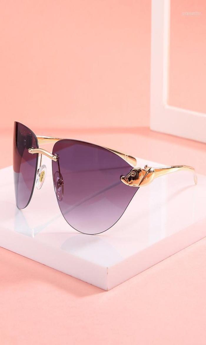 Sunglasses Metal Leopard Design 2022 Rimeless Arc Glasses Street Fashion Shades3376396
Sunglasses Metal Leopard Design 2022 Rimeless Arc Glasses Street Fashion Shades3376396