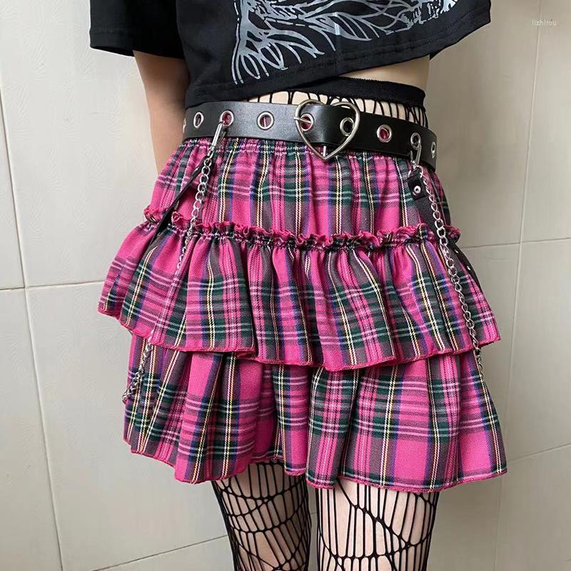 Skirts Girl Y2k Ruffles Harajuku Midi Fushia Elastic Waist Gothic Lady Plaid Pleated Mini Skirt Summer Sexy Korean Fashion Cloth
Skirts Girl Y2k Ruffles Harajuku Midi Fushia Elastic Waist Gothic Lady Plaid Pleated Mini Skirt Summer Sexy Korean Fashion Cloth