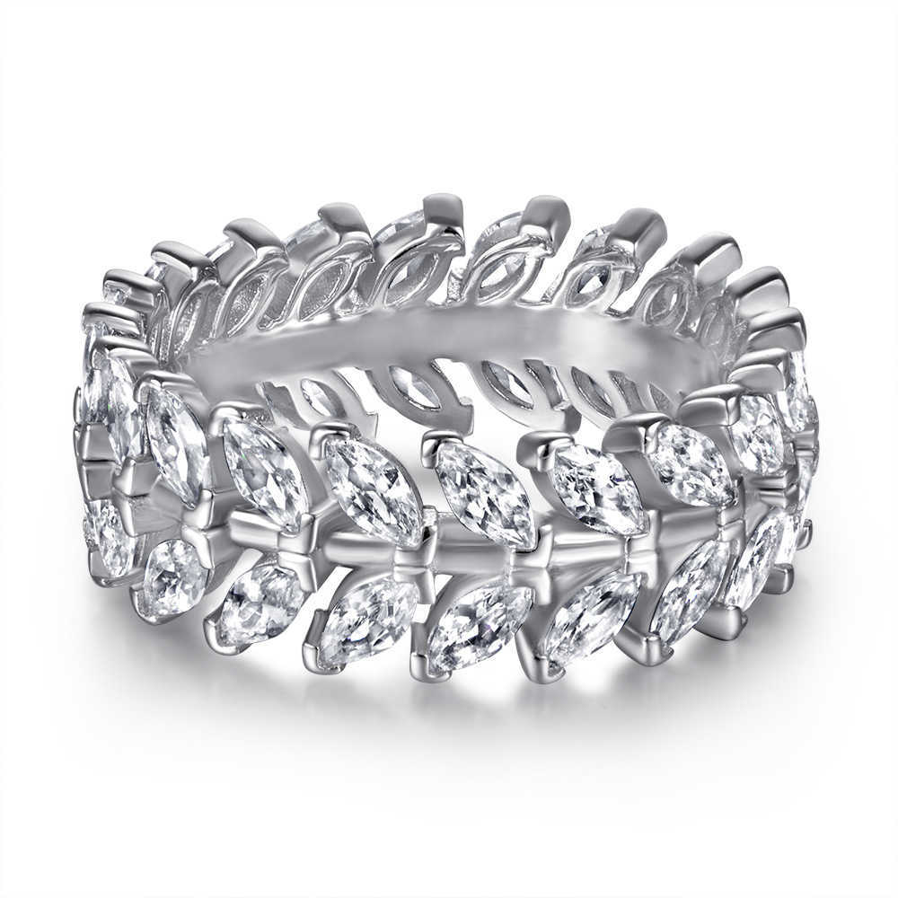 Designer famous brand925 Sterling Silver Row Diamond Full Leaf Ring Rings Horse Eye Tiffay Female
Designer famous brand925 Sterling Silver Row Diamond Full Leaf Ring Rings Horse Eye Tiffay Female