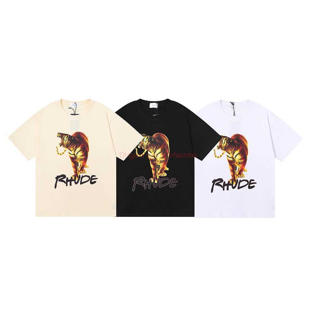 Designer Fashion Clothing Tees Tshirt Niche Beauty Trend Rhude Tiger Hd Printing High Gram Weight Double Yarn Pure Cotton Short Sleeve Tshirt for Boys Girls Cotton St, Black 5026
Designer Fashion Clothing Tees Tshirt Niche Beauty Trend Rhude Tiger Hd Printing High Gram Weight Double Yarn Pure Cotton Short Sleeve Tshirt for Boys Girls Cotton St, Black 5026