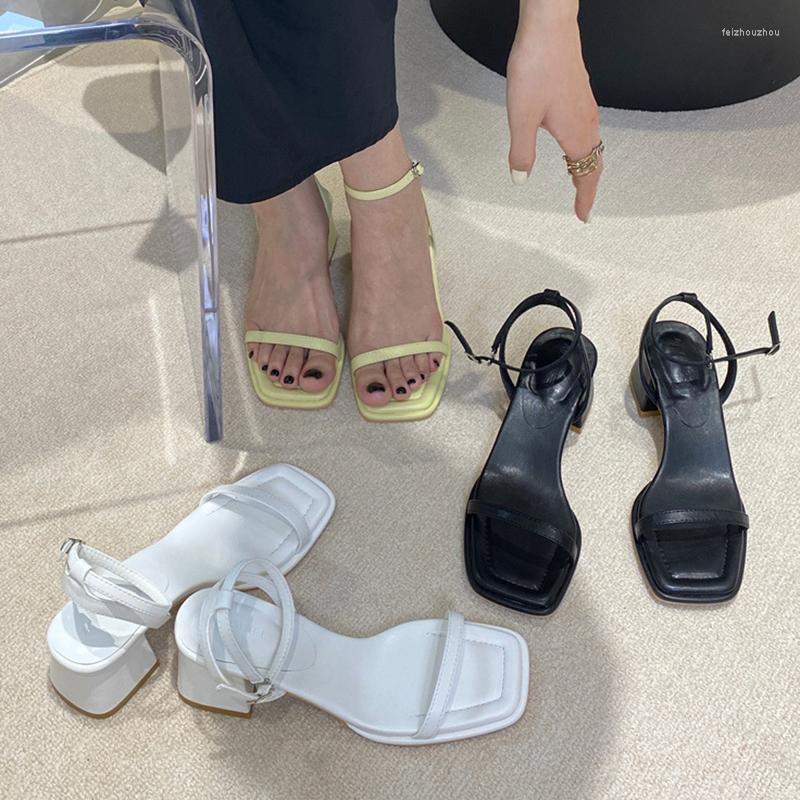 Sandals Women Fashion Design Thick Heels Elegant Ladies Open Toe Shoes Sexy Party Sandal 2023 Summer Ankle Strap, Black
Sandals Women Fashion Design Thick Heels Elegant Ladies Open Toe Shoes Sexy Party Sandal 2023 Summer Ankle Strap, Black