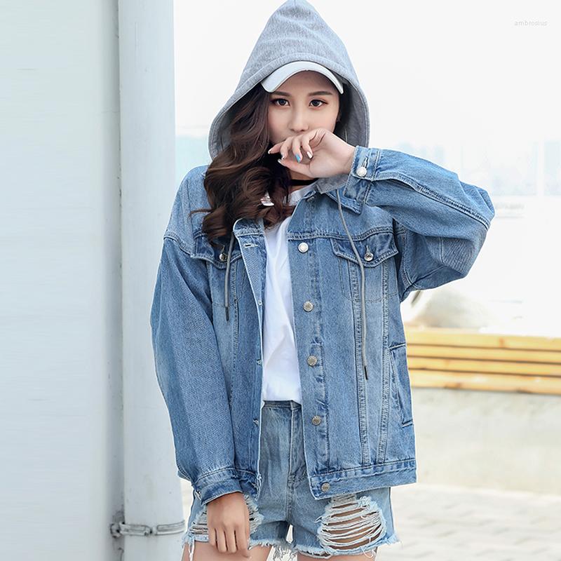 Women' Jackets Womens Detachable Hat Fashion Jeans Denim Women Slim Cotton Solid Jacket For Outerwear Coats Ladies, Blue
Women' Jackets Womens Detachable Hat Fashion Jeans Denim Women Slim Cotton Solid Jacket For Outerwear Coats Ladies, Blue