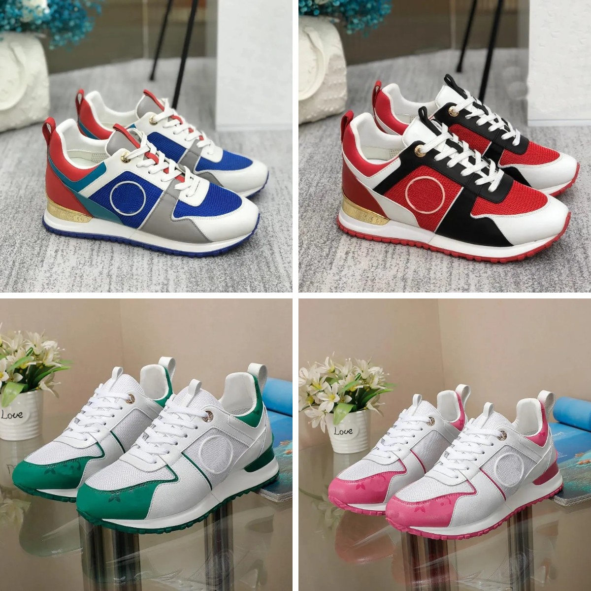 Designers Run Away Sneakers Women Men Leather Casual Shoes Mesh Lace-Up Trainer Runner Shoe Basketball Sneaker Size 35-45, Colour 21
Designers Run Away Sneakers Women Men Leather Casual Shoes Mesh Lace-Up Trainer Runner Shoe Basketball Sneaker Size 35-45, Colour 21