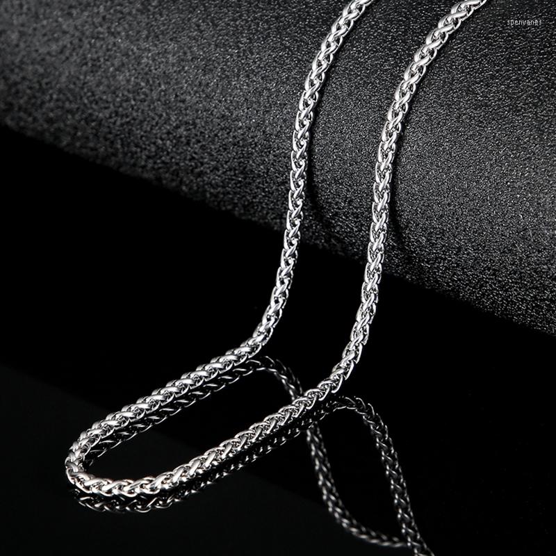 Chains 2.5/3.2mm Stainless Steel Twist Chain Male Men And Women Punk Rock Style Necklace
Chains 2.5/3.2mm Stainless Steel Twist Chain Male Men And Women Punk Rock Style Necklace