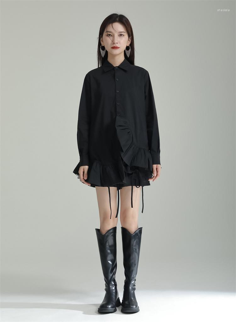 Women's Blouses Zhongchuang Rizhen 2023 Spring Wear Asymmetric Square Neck Cloud Shirt Women's Design Sense Niche Mid-length, White
Women's Blouses Zhongchuang Rizhen 2023 Spring Wear Asymmetric Square Neck Cloud Shirt Women's Design Sense Niche Mid-length, White