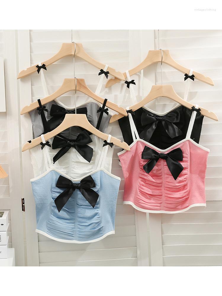 Women's Tanks Heliar Women Candy Bowknot Tops Strap Ribbed Summer Camis Female Slim Knit Top Crop Tube 2023, Black
Women's Tanks Heliar Women Candy Bowknot Tops Strap Ribbed Summer Camis Female Slim Knit Top Crop Tube 2023, Black